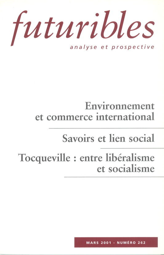 Futuribles 262, mars 2001. Environnement et commerce  international