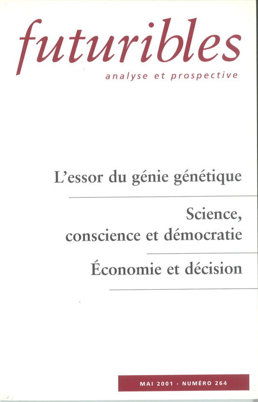Futuribles 264, mai 2001. L'essor du génie générique