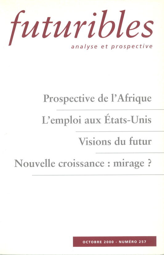 Futuribles 257, octobre 2000. Prospective de l'Afrique