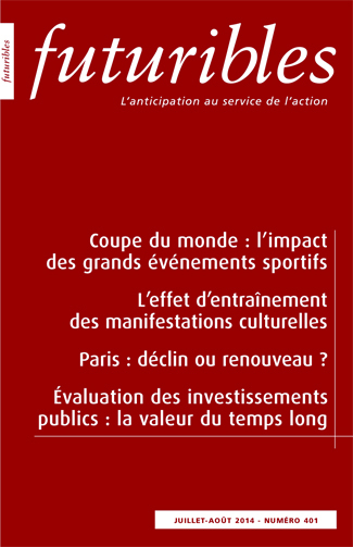 Futuribles 401, juillet-août 2014. Coupe du monde : l'impact des grands événements sportifs