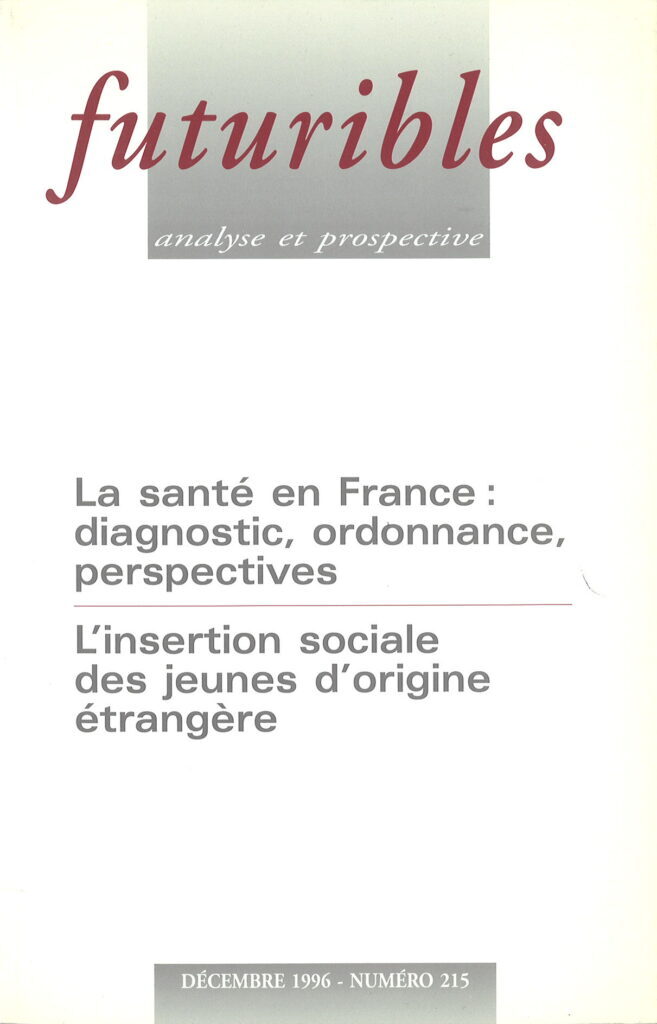 Futuribles 215, décembre 1996. La santé en France : diagnostic, ordonnance, perspectives