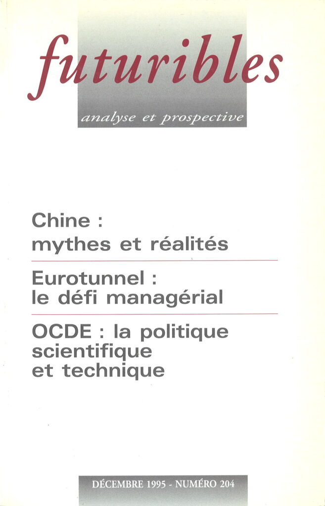 Futuribles 204, décembre 1995. Chine : mythes et réalités