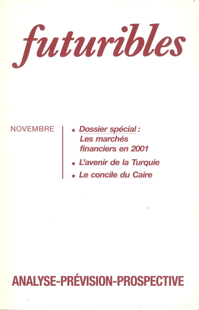Futuribles 192, novembre 1994. Les marchés financiers en 2001