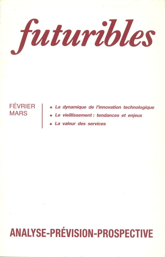 Futuribles 129-130, février-mars 1989. La dynamique de l'innovation technologique