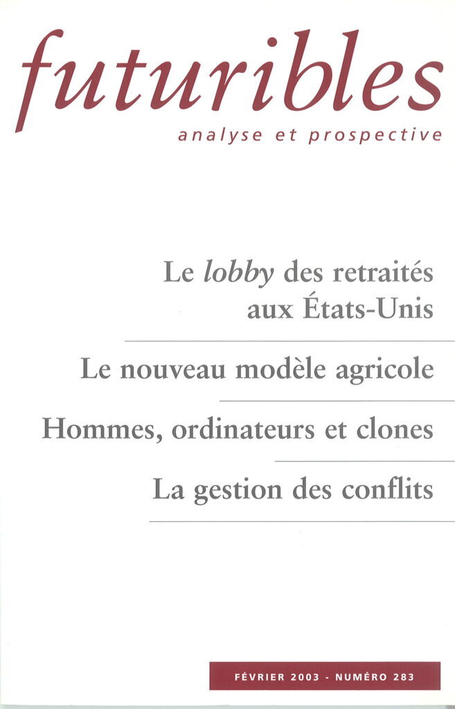 Futuribles 283, février 2003. Le lobby des retraités aux États-Unis