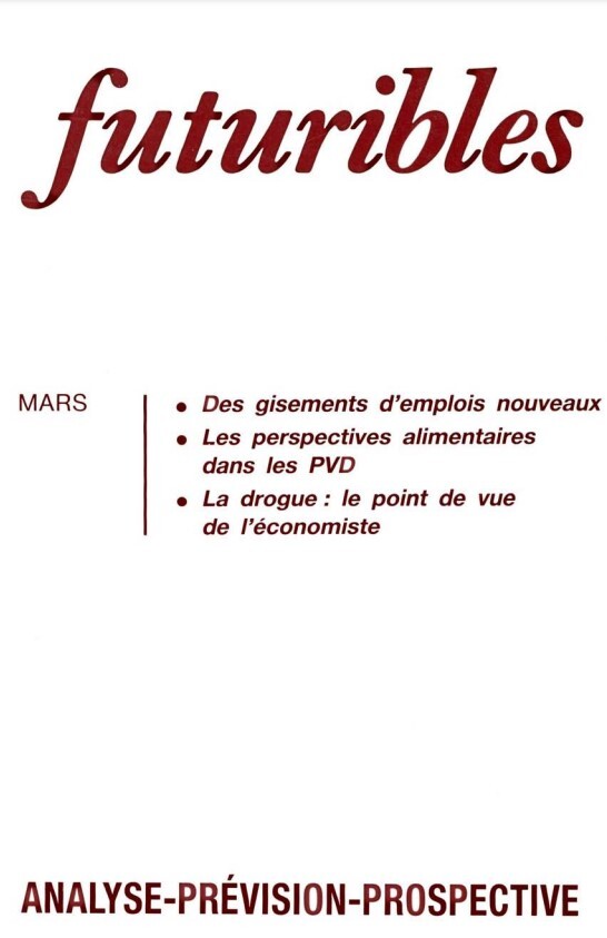 Futuribles 174, mars 1993. Des gisements d'emplois nouveaux