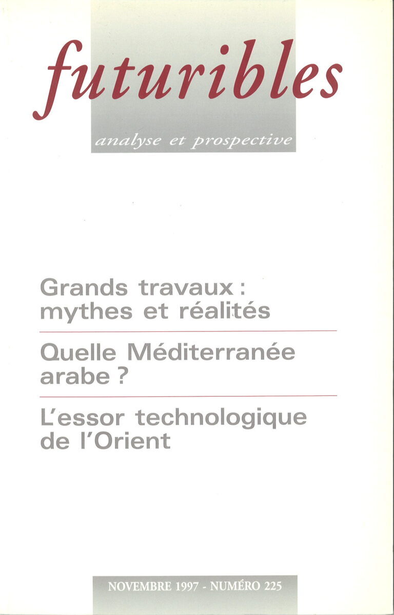 Futuribles 225, novembre 1997. Grands travaux : mythes et réalités