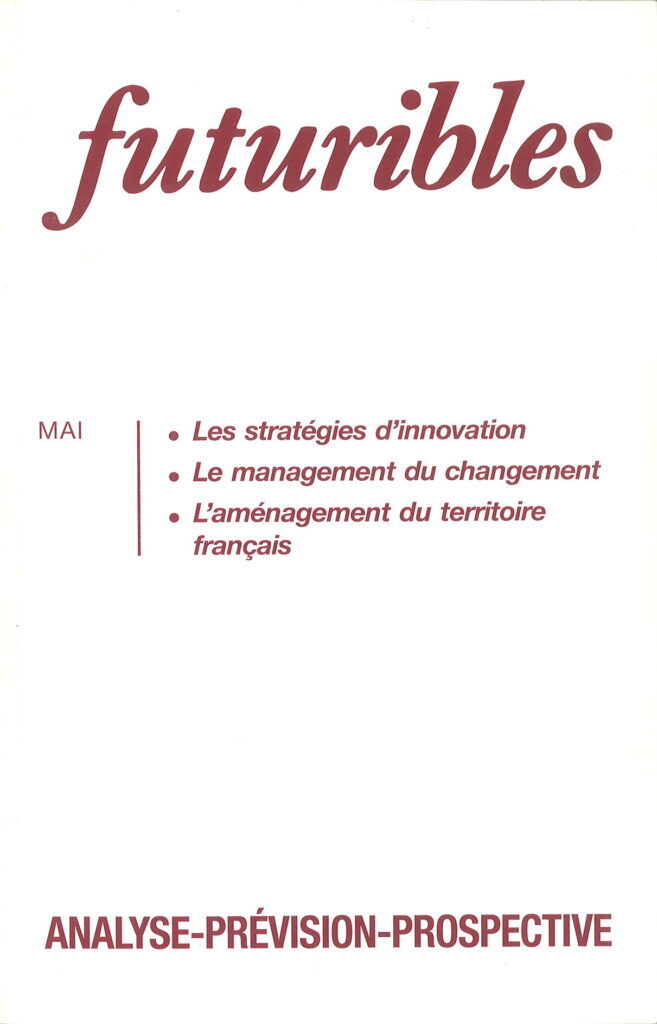 Futuribles 187, mai 1994. Les stratégies d'innovation