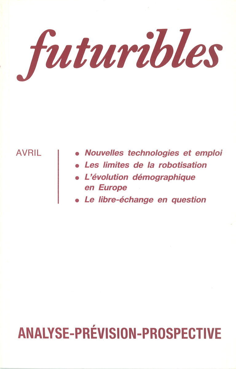 Futuribles 175, avril 1993. Nouvelles technologies et emploi