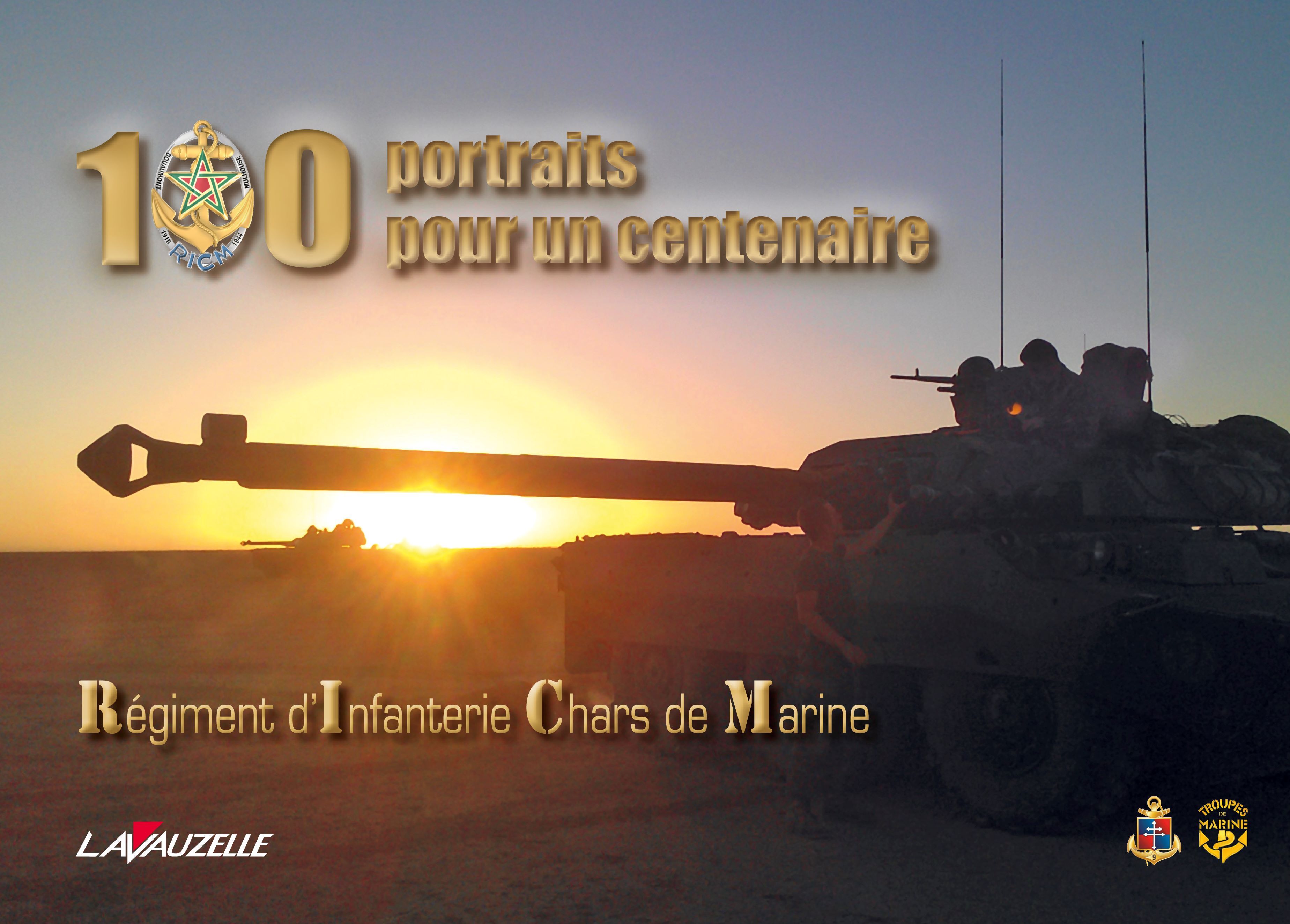 100 portraits pour un centenaire - régiment d'infanterie chars de marine