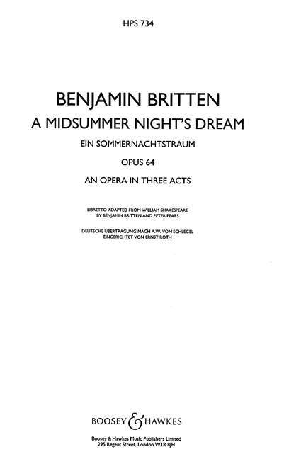A Midsummer Night's Dream