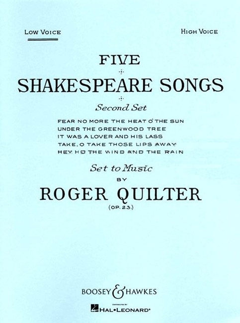 5 Shakespeare Songs