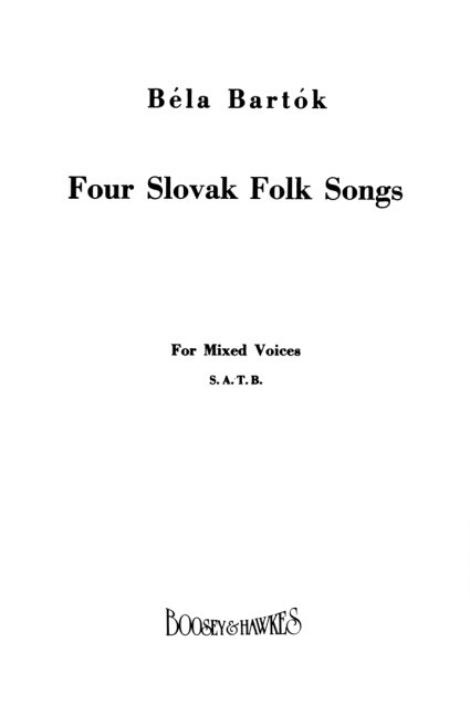 Four Slovak Folk Songs
