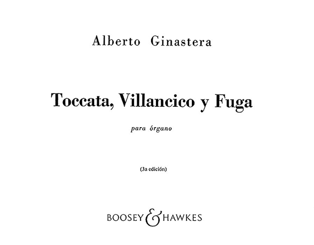 Toccato, Villancico y Fuga