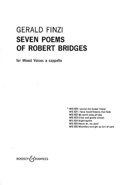 Seven Poems of Robert Bridges