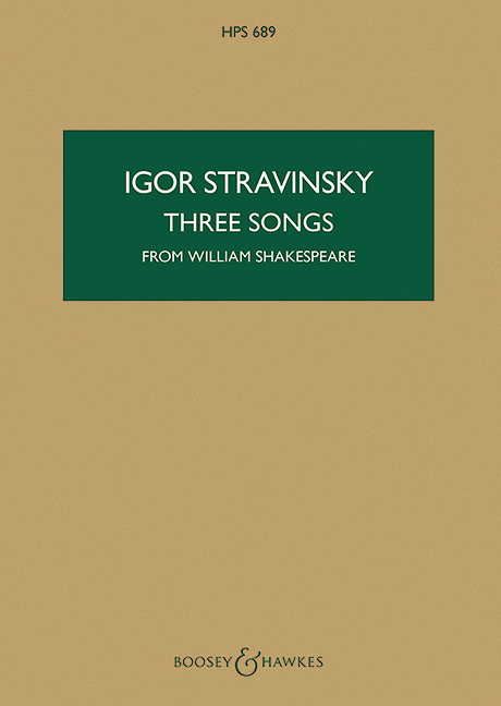 Three  Songs from William Shakespeare