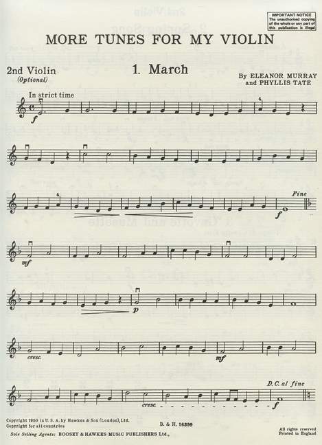 More Tunes for my Violin