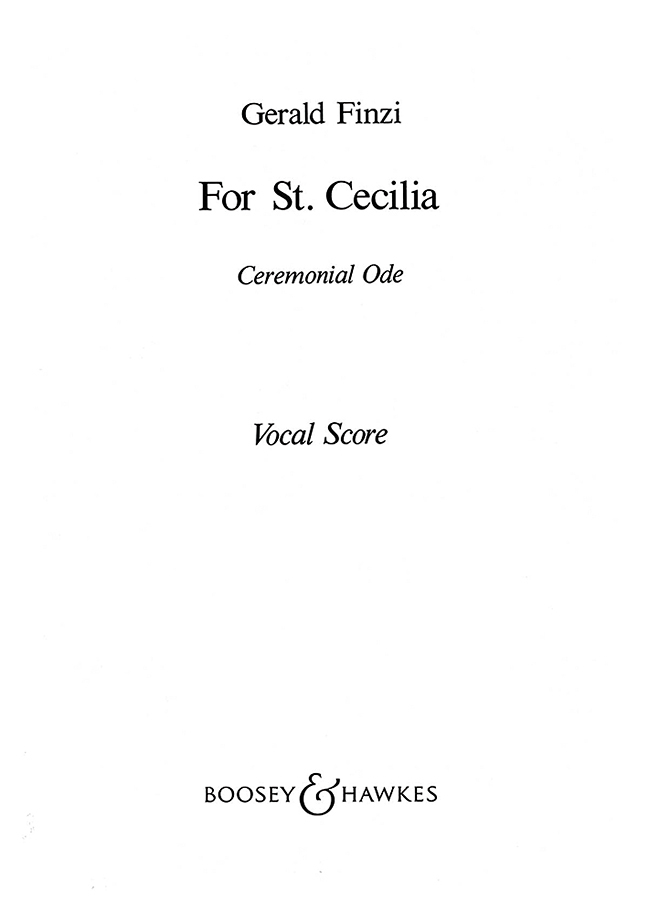 For St Cecilia