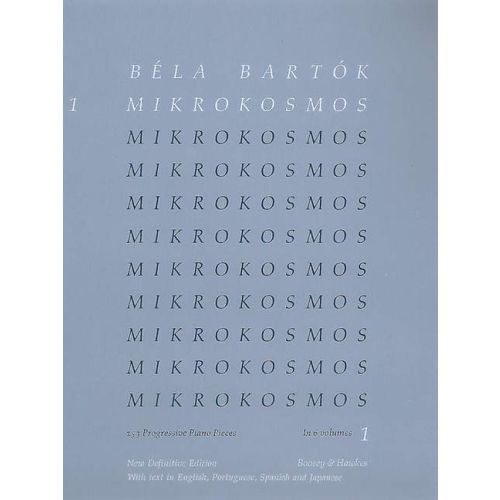 BELA BARTOK : MIKROKOSMOS, VOL. 1 - PIECES 1 A 36 - PIANO (NEW EDITION)
