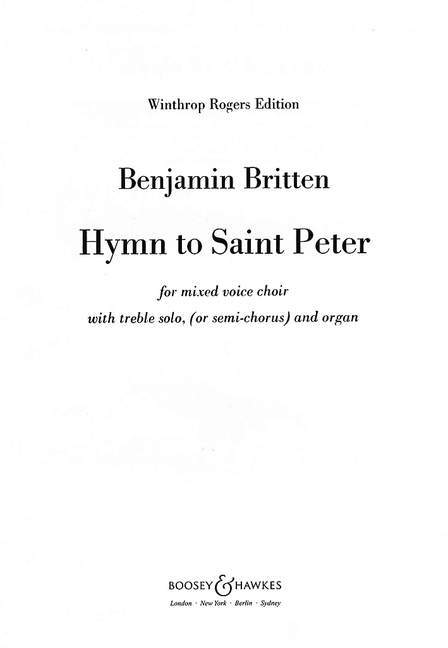 Hymn to Saint Peter
