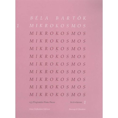 BELA BARTOK : MIKROKOSMOS, VOL. 1 - PIECES 1 A 36 - PIANO