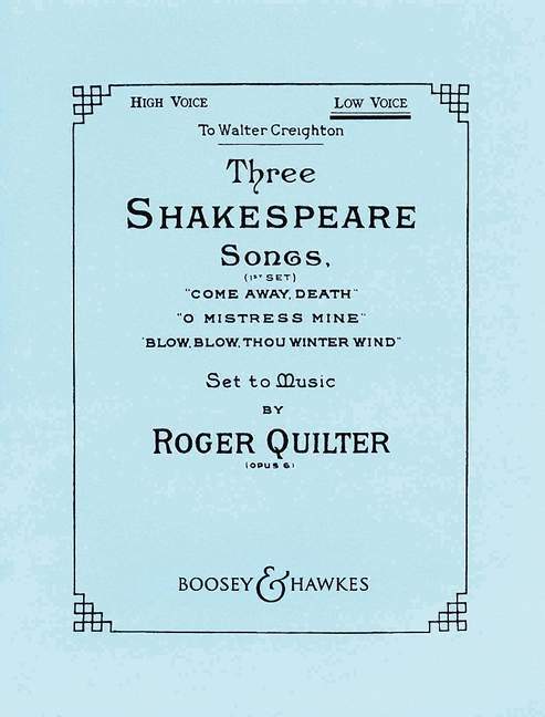 3 Shakespeare Songs