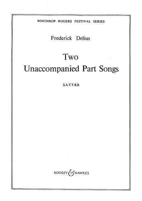 Two Unaccompanied Part Songs