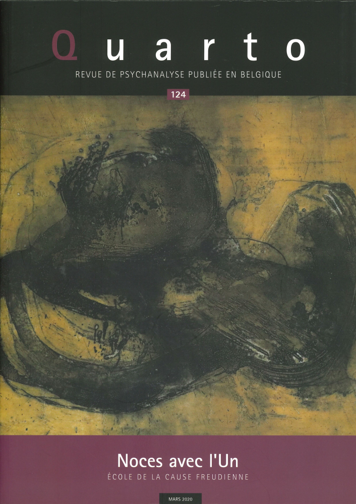Quarto N°124 Noces avec l'Un  - printemps 2020