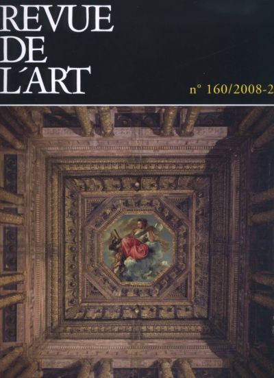 REVUE DE L ART 2008 - 2 - NO 160