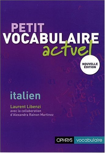 Petit vocabulaire actuel - italien