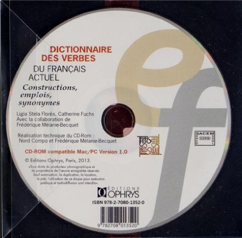 CD-ROM DICTIONNAIRE DES VERBES DU FRANCA