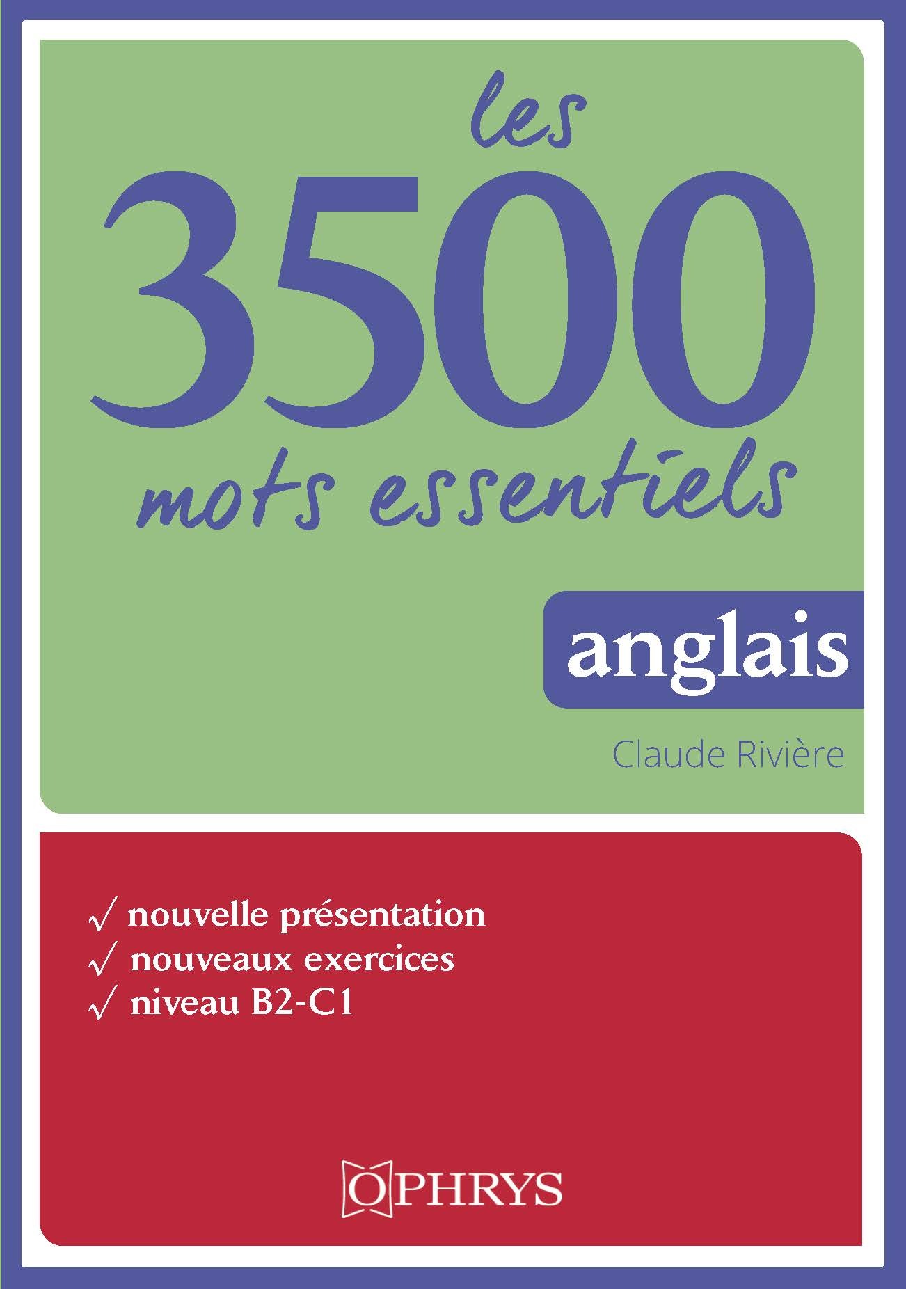 Les 3500 mots essentiels – anglais