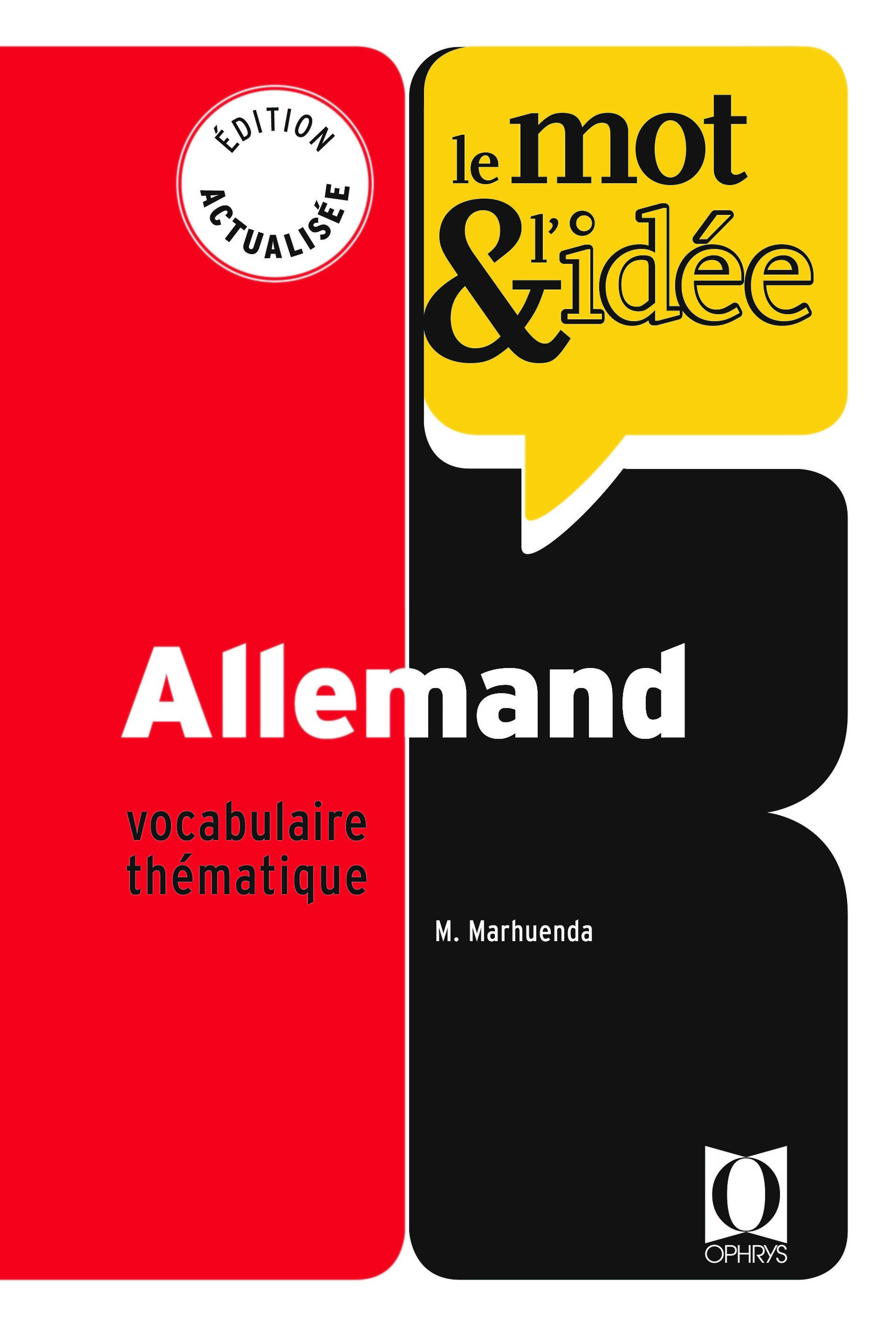 Allemand Le mot et l'idée 