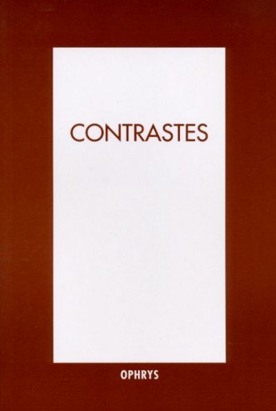 Contrastes - mélanges offerts à Jacqueline Guillemin-Flescher