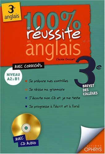 100% Réussite Anglais 3e