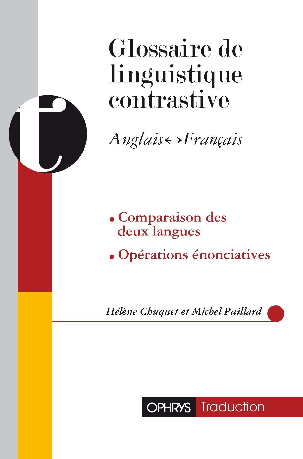 Glossaire de linguistique contrastive 