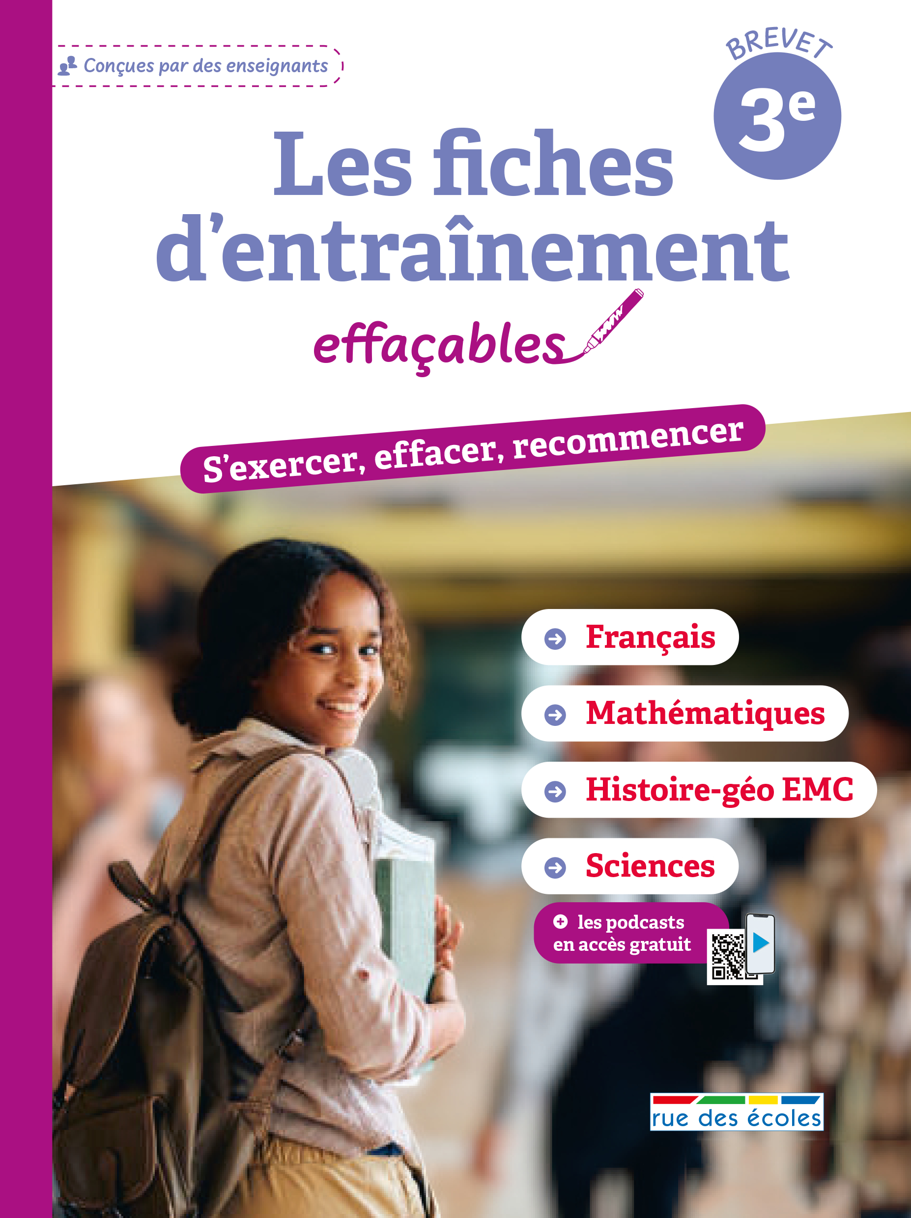 Les Fiches d'entraînement effaçables 3e - Brevet