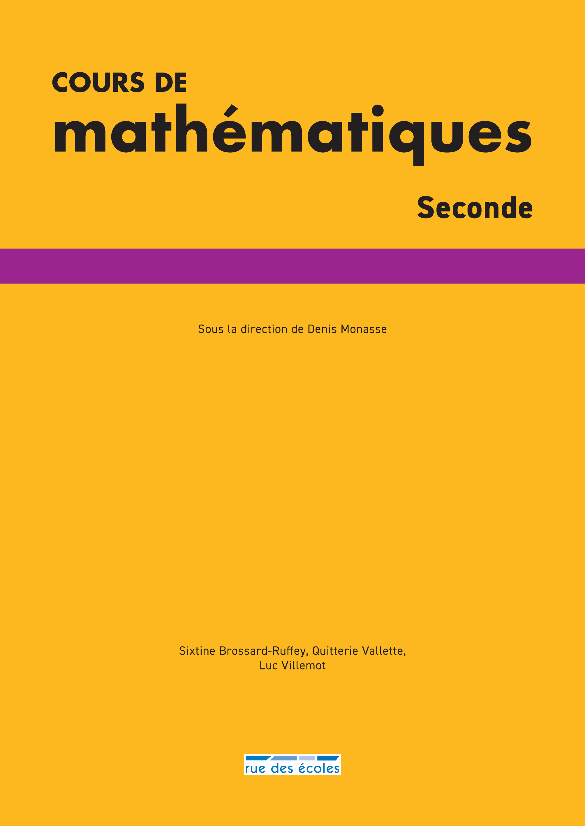 Cours et exercices de mathématiques Seconde