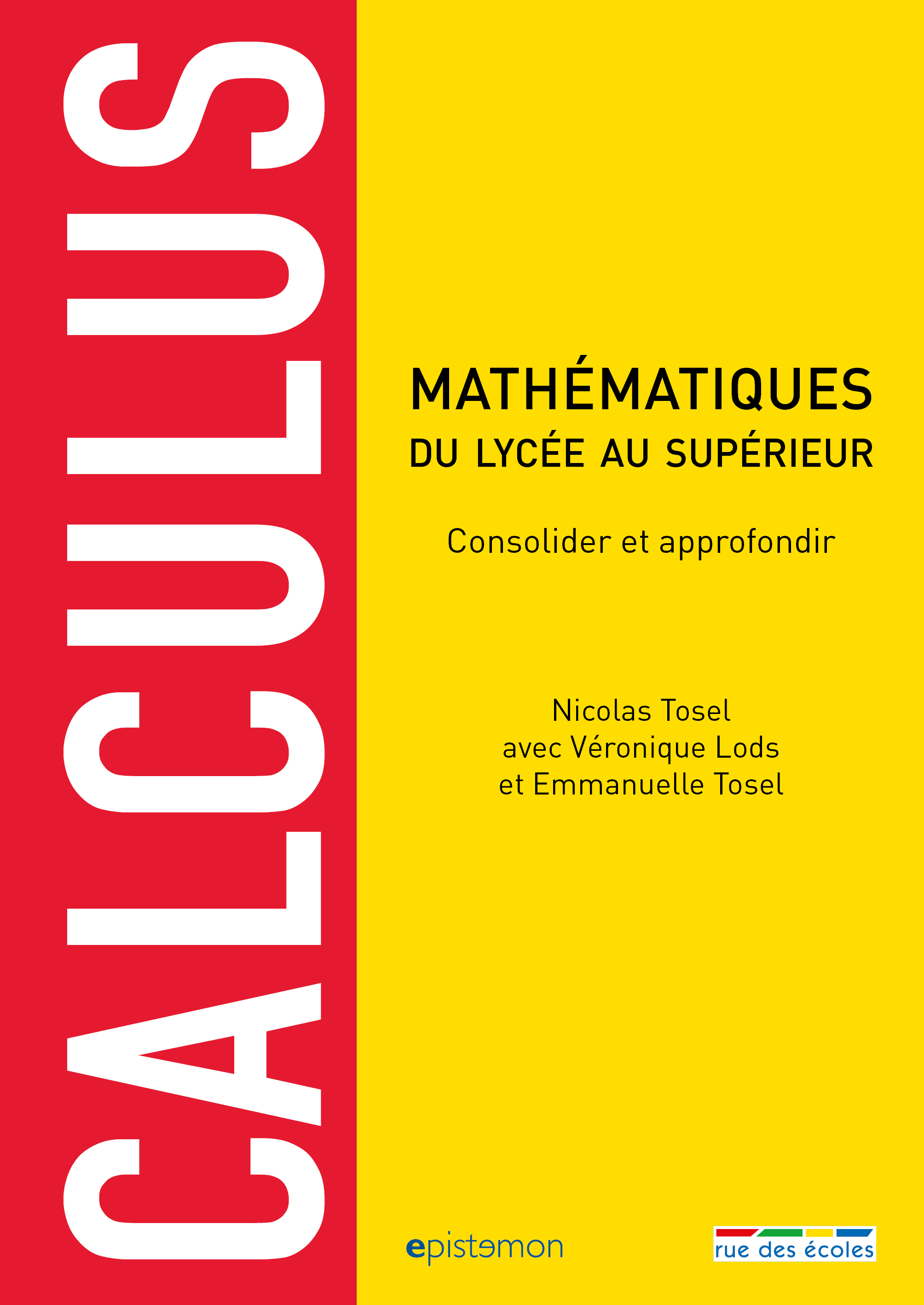 Calculus mathématiques du lycée au supérieur