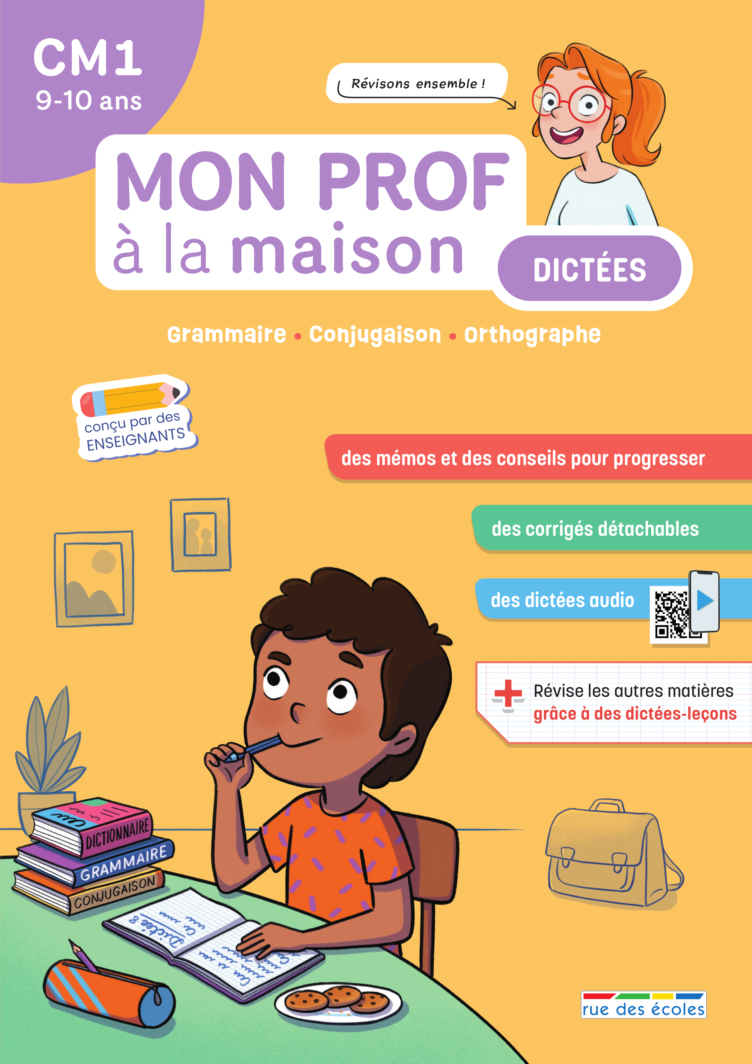 Mon prof à la maison - Dictées CM1