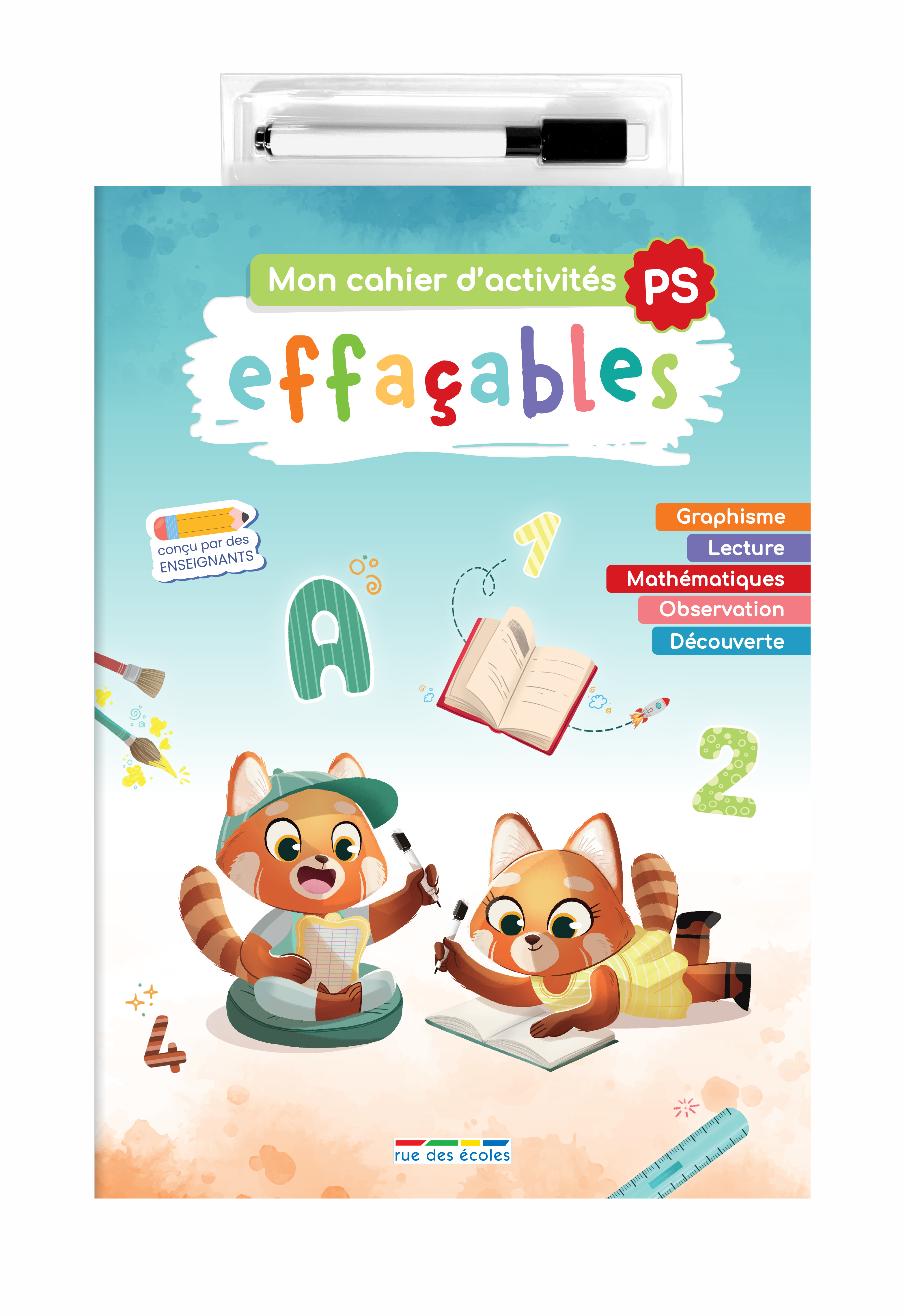 Mon cahier d'activités effaçables - Petite section