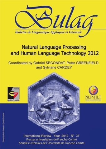 BULAG, N  37/2012. NATURAL LANGUAGE PROCESSING AND HUMAN LANGUAGE TEC HNOLOGY 2012