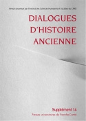 DIALOGUES D'HISTOIRE ANCIENNE SUPPLEMENT 14. L'HISTOIRE DU CORPS DANS  L'ANTIQUITE : BILAN HISTORIOG