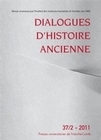 DIALOGUES D'HISTOIRE ANCIENNE 37/2-2011