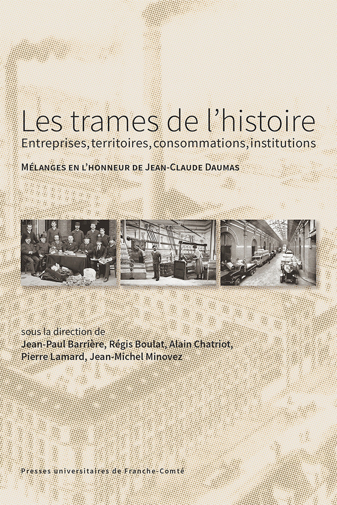 Les trames de l'histoire - entreprises, territoires, consommations, institutions