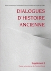 DIALOGUES D'HISTOIRE ANCIENNE SUPPLEMENT 5 - 2010