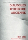 DIALOGUES D'HISTOIRE ANCIENNE, N  32-1/2006