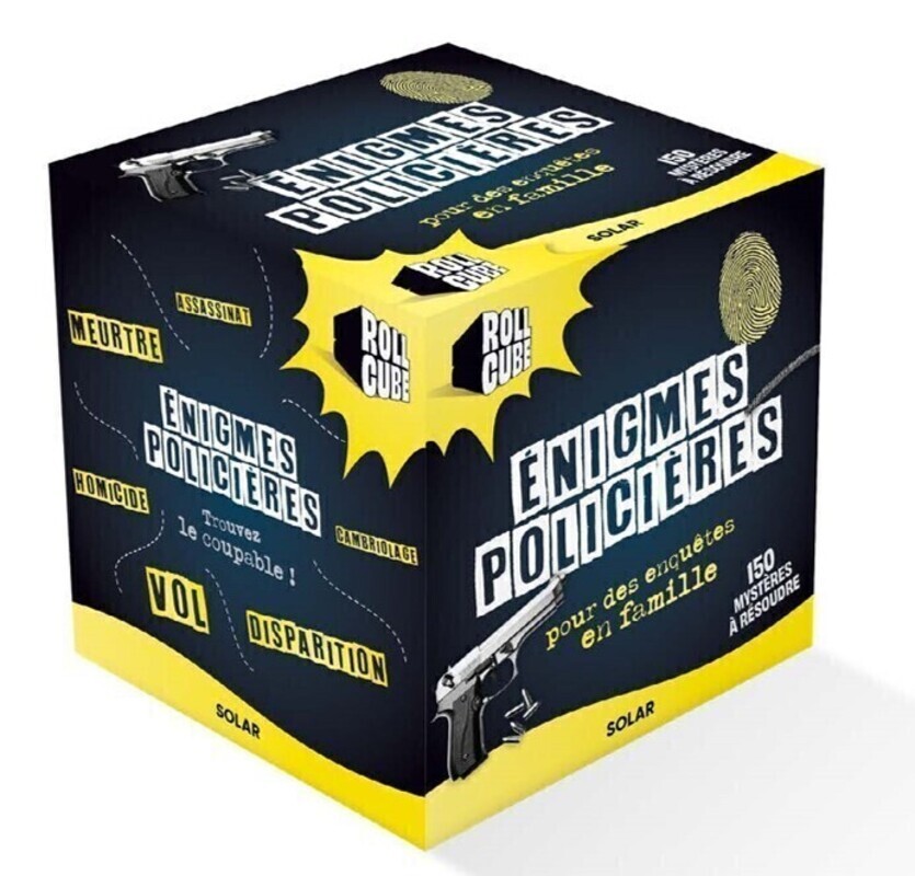 Rollcube Enigmes policières - Pour des enquête en famille