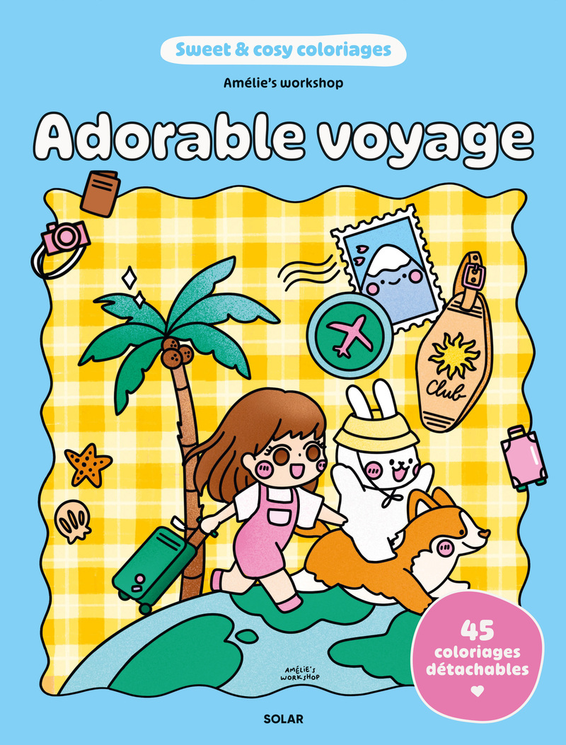 Adorable voyage - Sweet and cosy coloriage