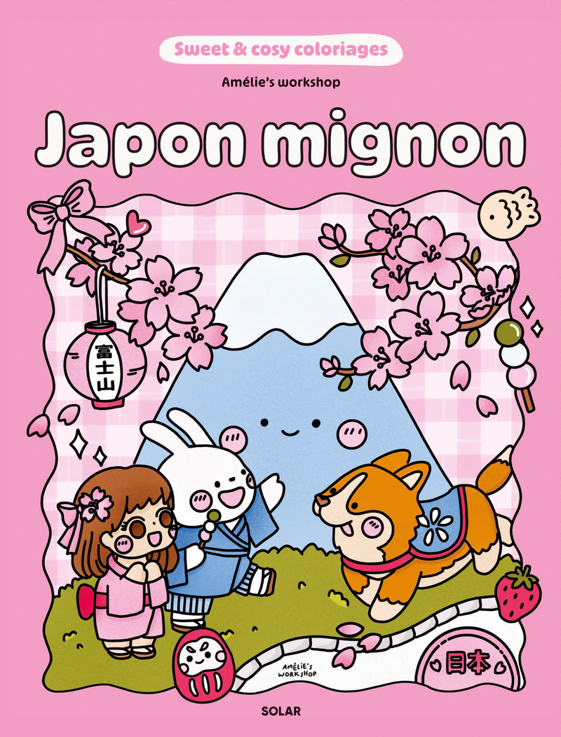 Japon mignon - Sweet and cosy coloriages